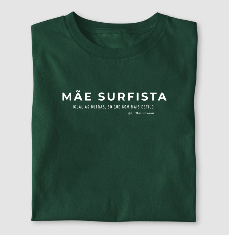 Mãe surfista. Igual as outras, mais que com mais estilo