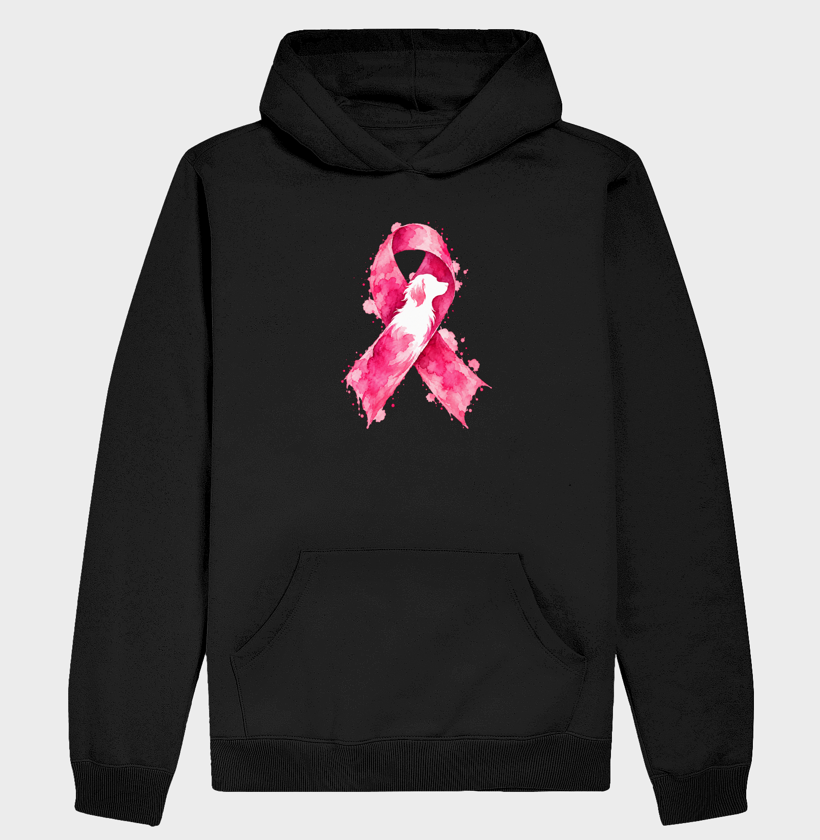 Rosa em Aquarela - Hoodie Moletom