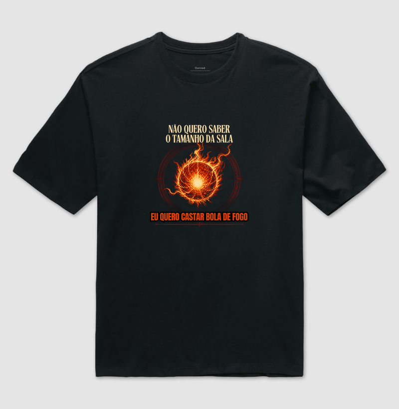 Bola de Fogo - Camiseta Oversized