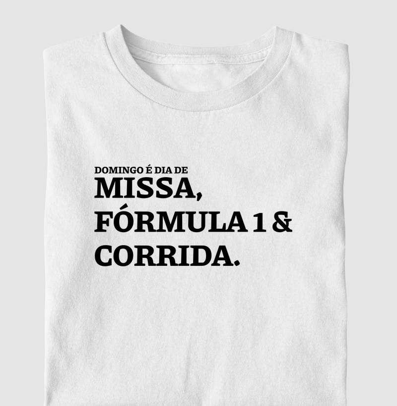Missa, Fórmula 1 e Corrida