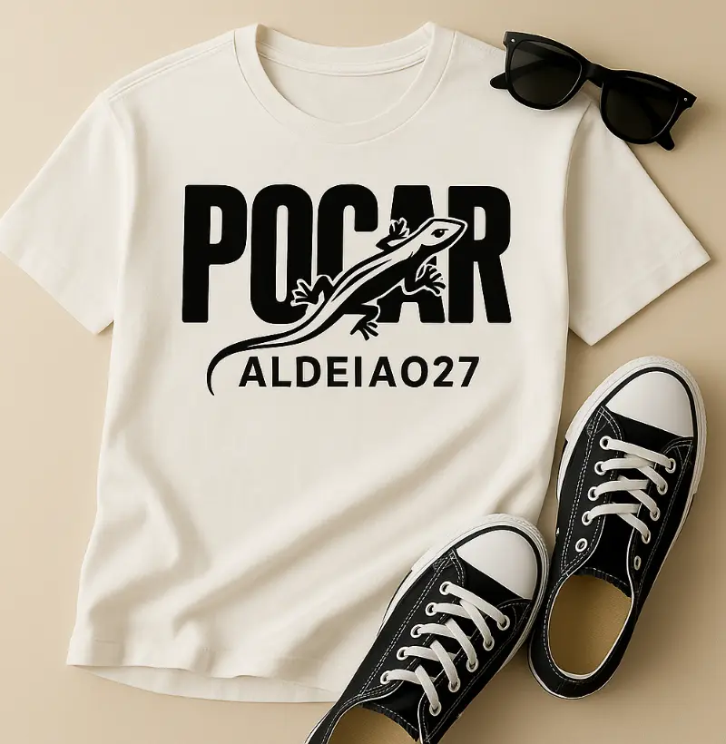 Camisa POCAR Lagartixa | Aldeia027