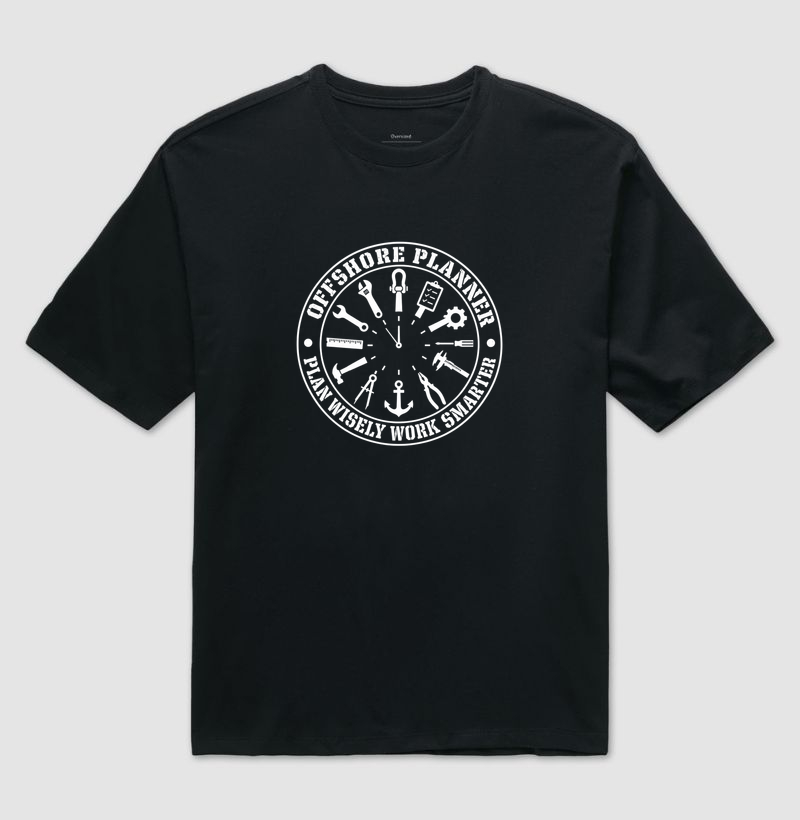 Offshore Planner Work Smarter - Camiseta Oversized