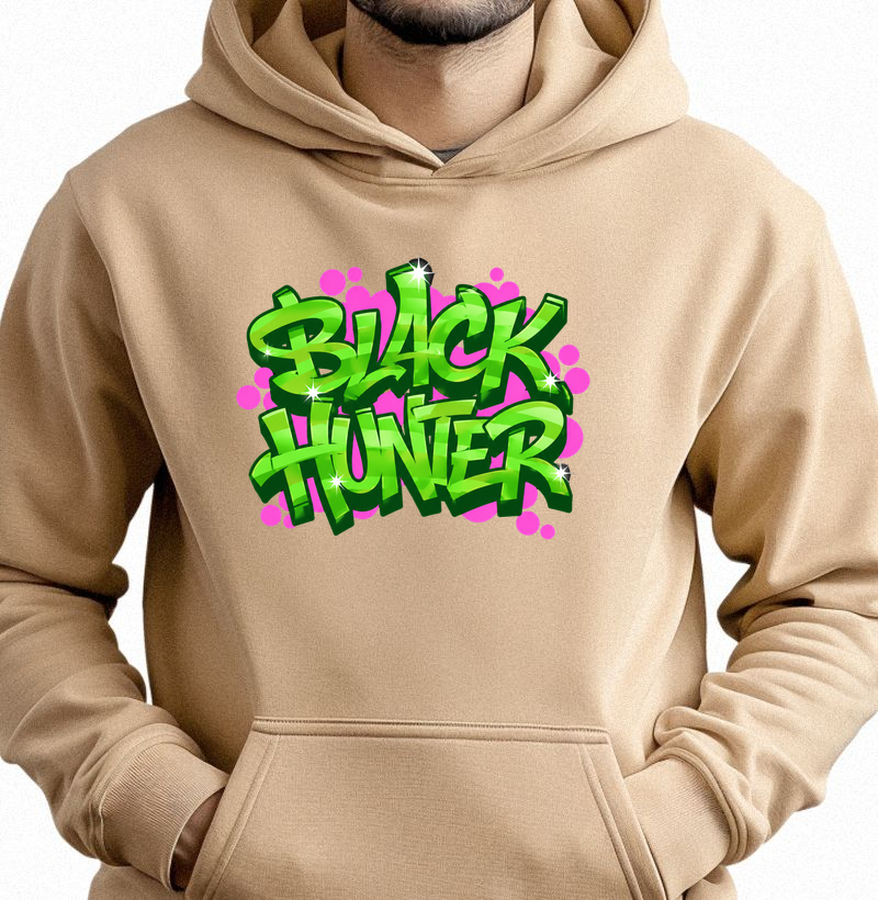 moletom com capuz grafite 2 black hunter
