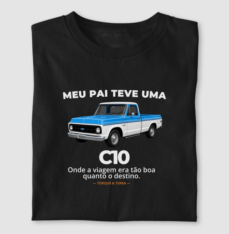 Meu pai teve uma - C10 - azul e branca