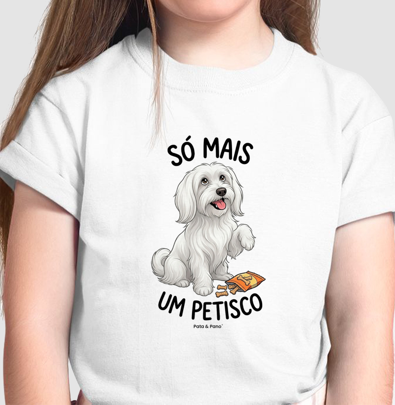 CAMISETA INFANTIL MALTÊS PETISCO