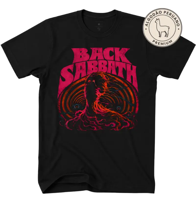 Camiseta Algodão Peruano Back Sabbath