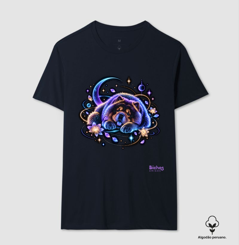 Chaw-Chaw Neon - Camiseta Algodão Peruano
