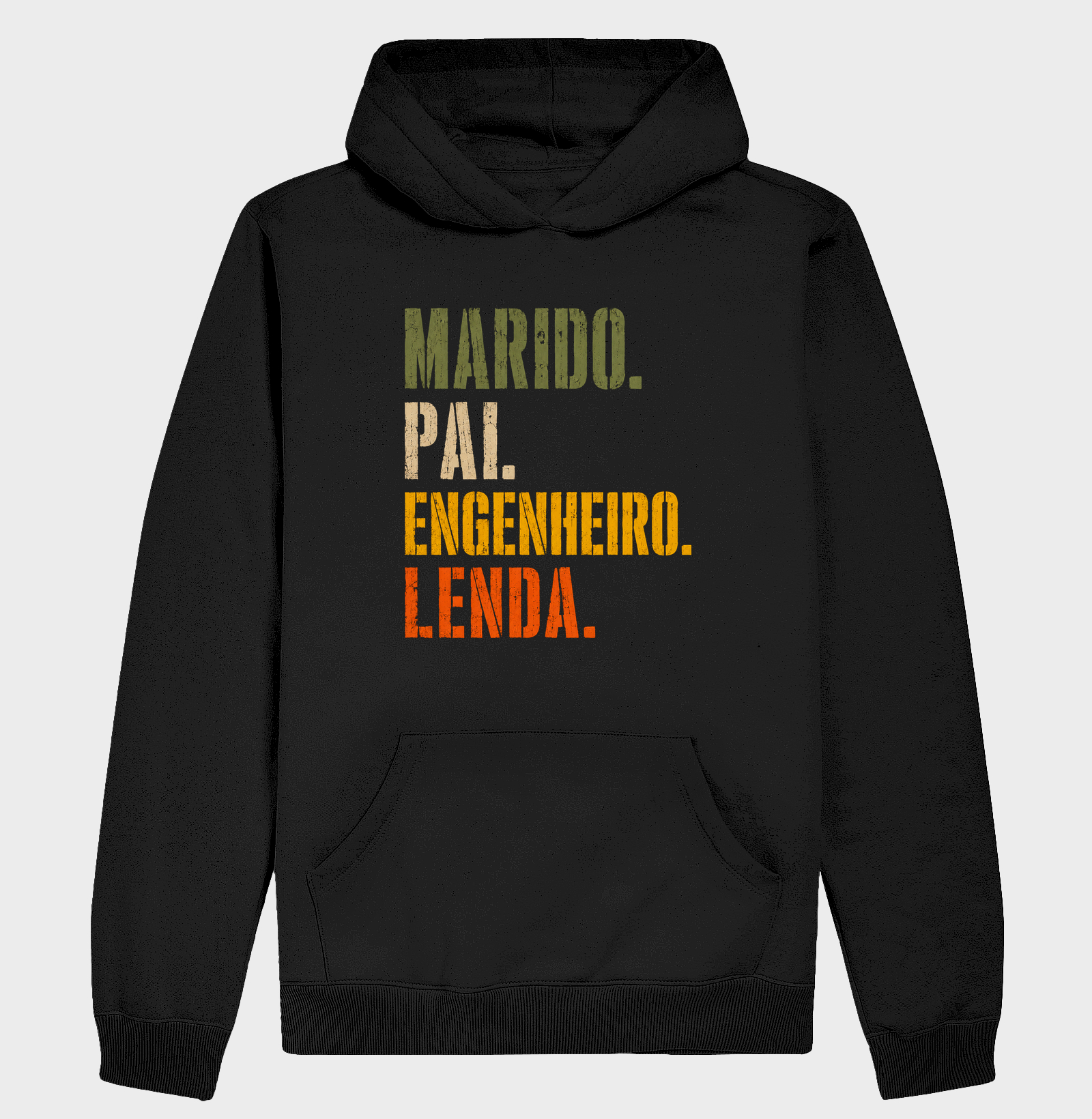 Marido, Pai, Engenheiro, Lenda - Hoodie Moletom