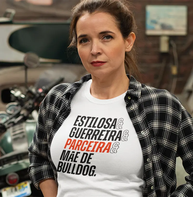 Camiseta Mãe de Bulldog