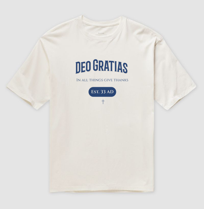 Camiseta “Deo Gratias”