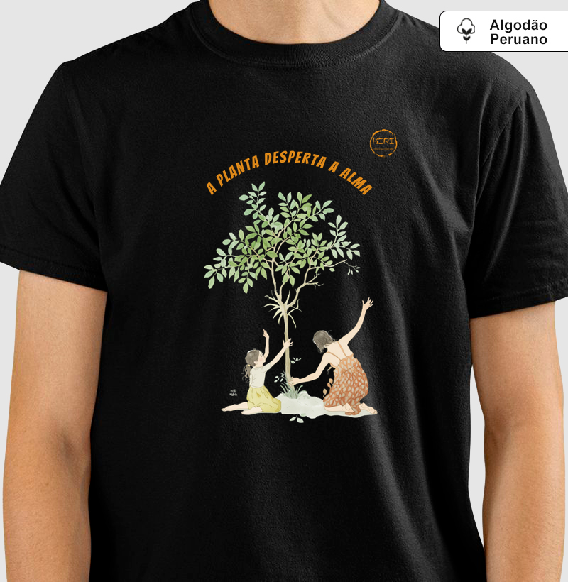 Camiseta Premium KIRI - A planta desperta a alma