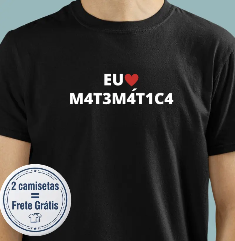 Camiseta Premium Matemática