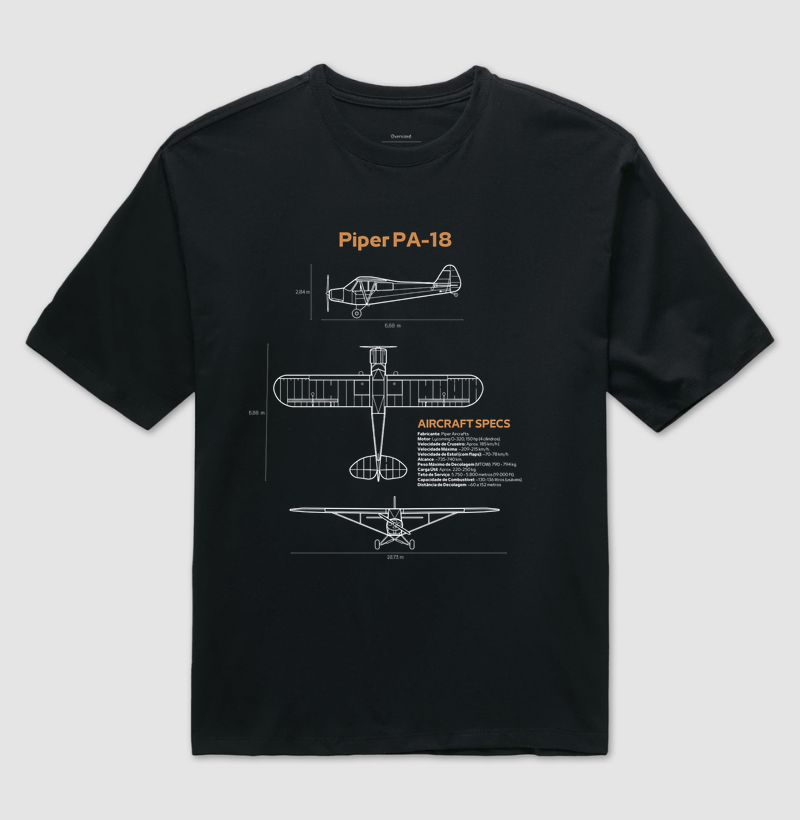 Piper PA-18 - Blueprint