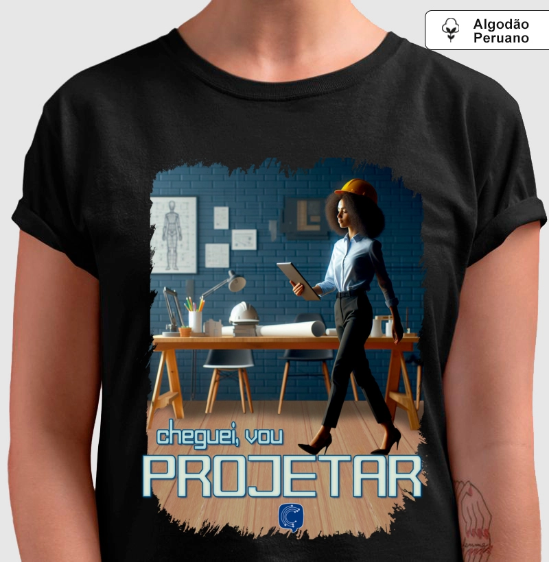 Cheguei, vou projetar