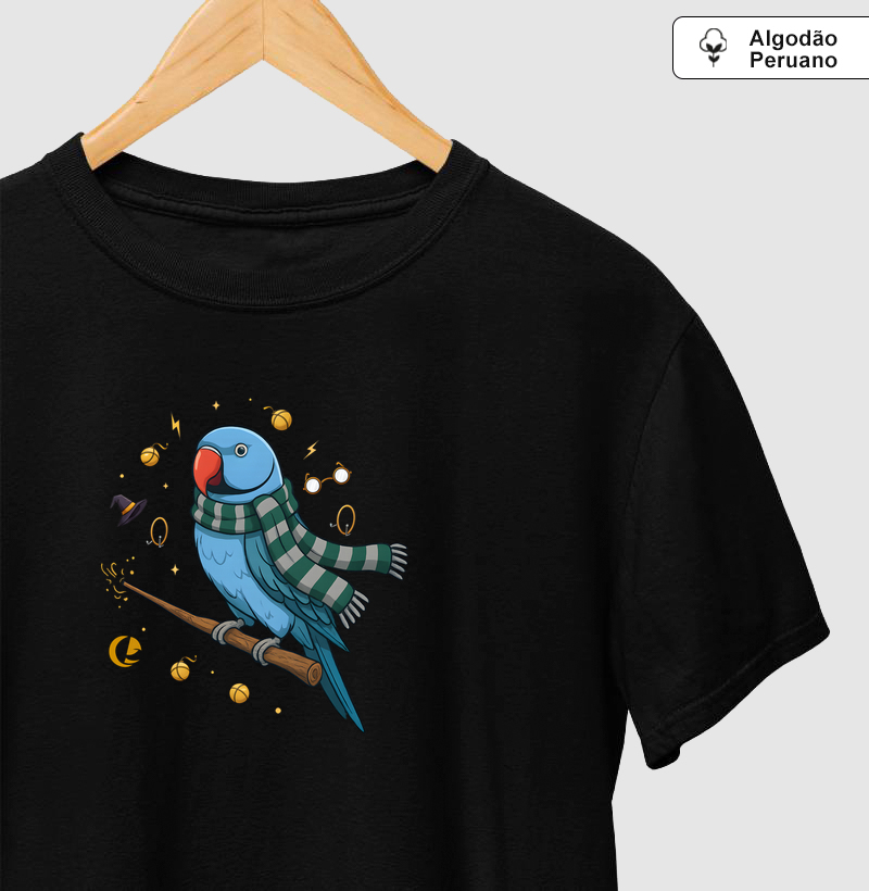 Camiseta Algodão Peruano Ringneck Bruxinho