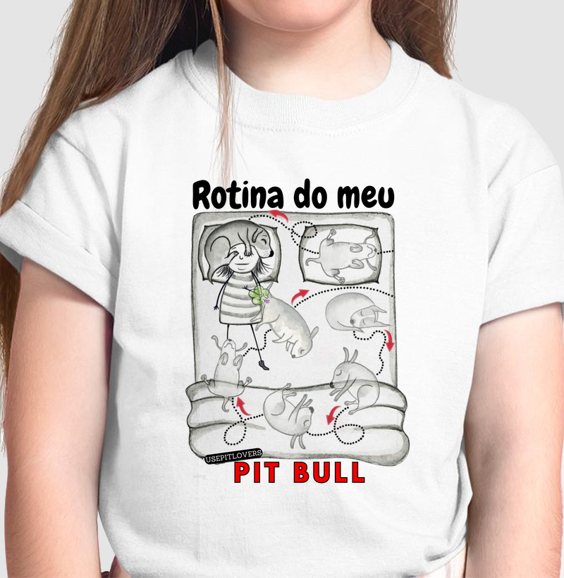 Rotina do meu Pit bull