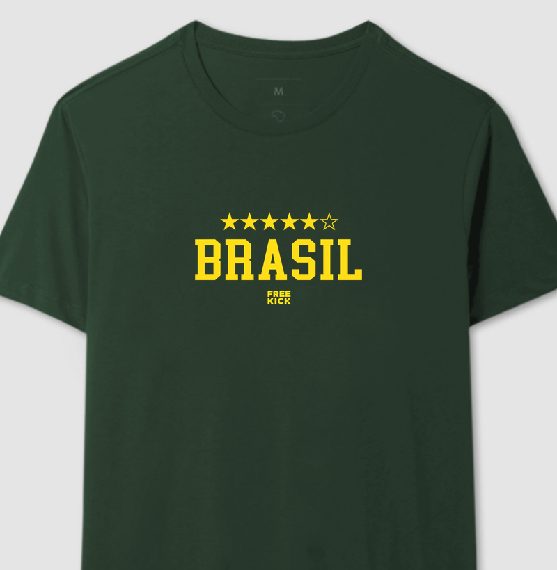 CAMISETA FREE KICK BRASIL HEXA