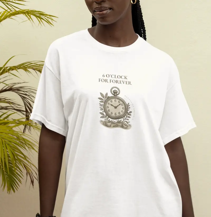 Camiseta oversized 6 o’clock for Forever