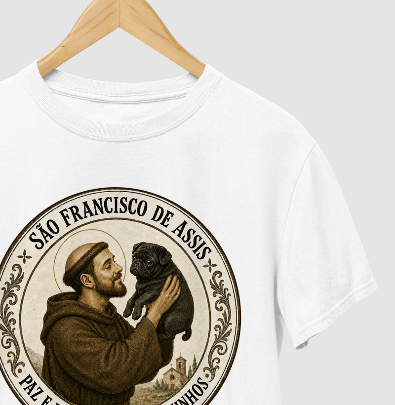 São Francisco e Pug Preto