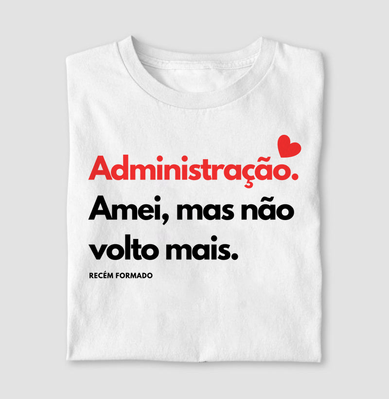Camiseta Administração