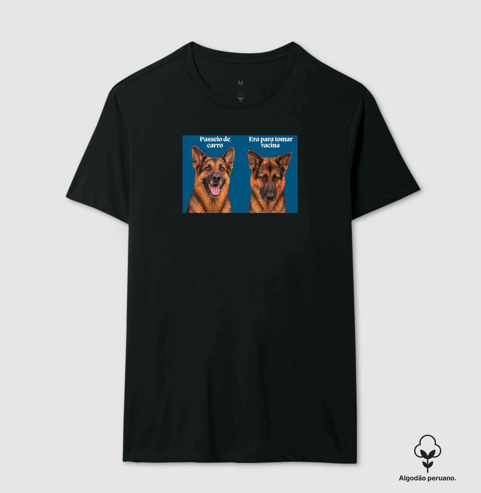 Feliz x Triste - Camiseta Algodão Peruano