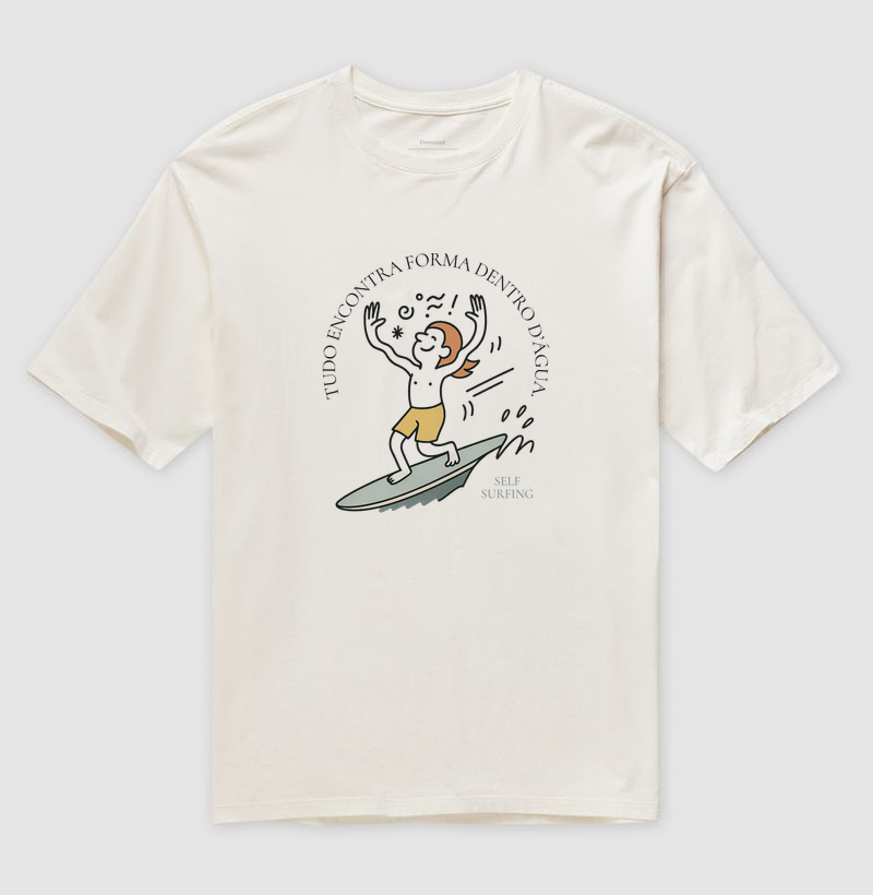 FORMA D'ÁGUA - Camiseta Oversized