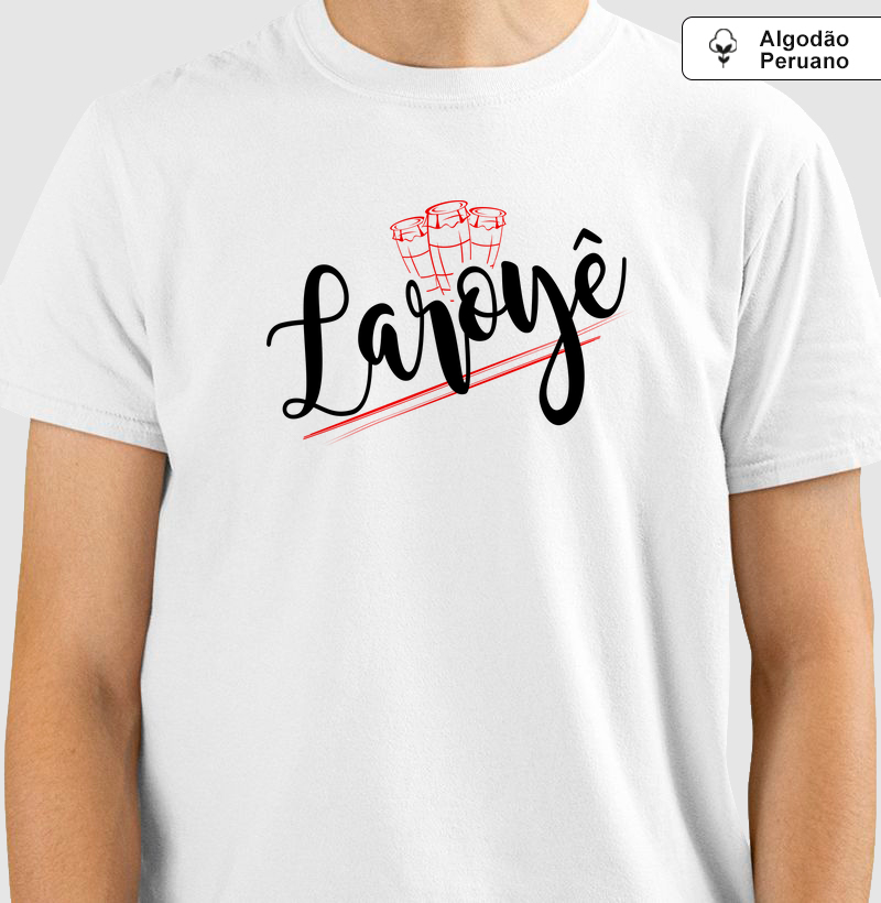 Camiseta Umbanda Laroyê - Algodão Peruano