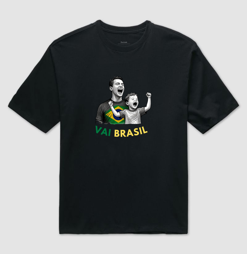 Gritando Vai Brasil com o Filho - Copa do Mundo