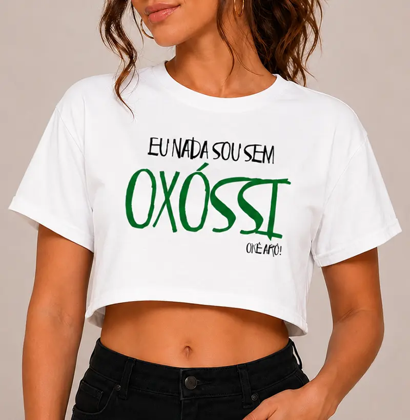 Cropped - Eu nada sou sem Oxóssi