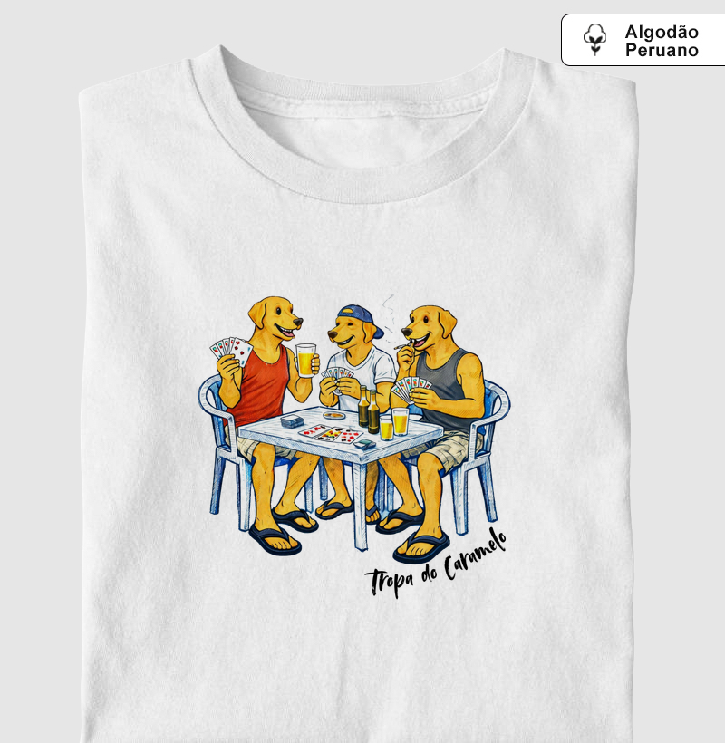 Camiseta Premium Tropa do Caramelo