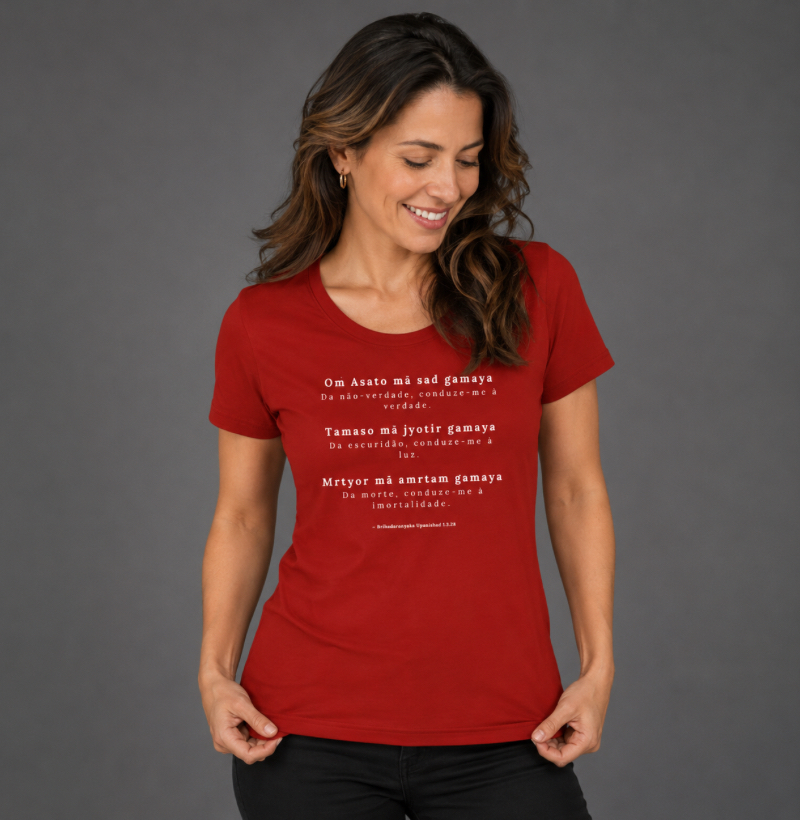 Camiseta Upaniṣad Bṛhadāraṇyaka: Da Escuridão à Luz