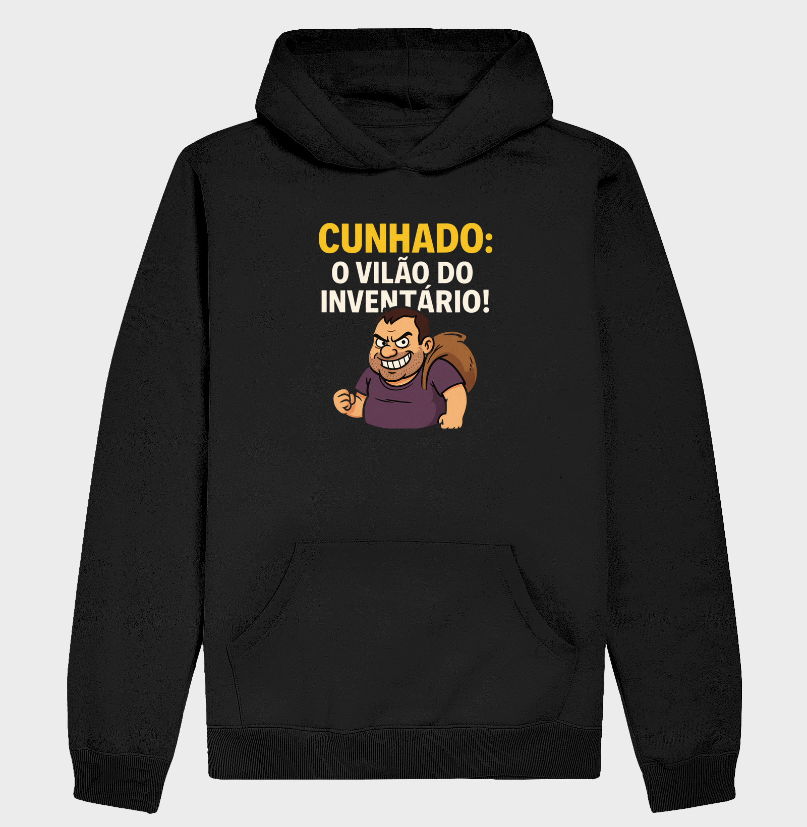 Camiseta Cunhado o vilão do inventário