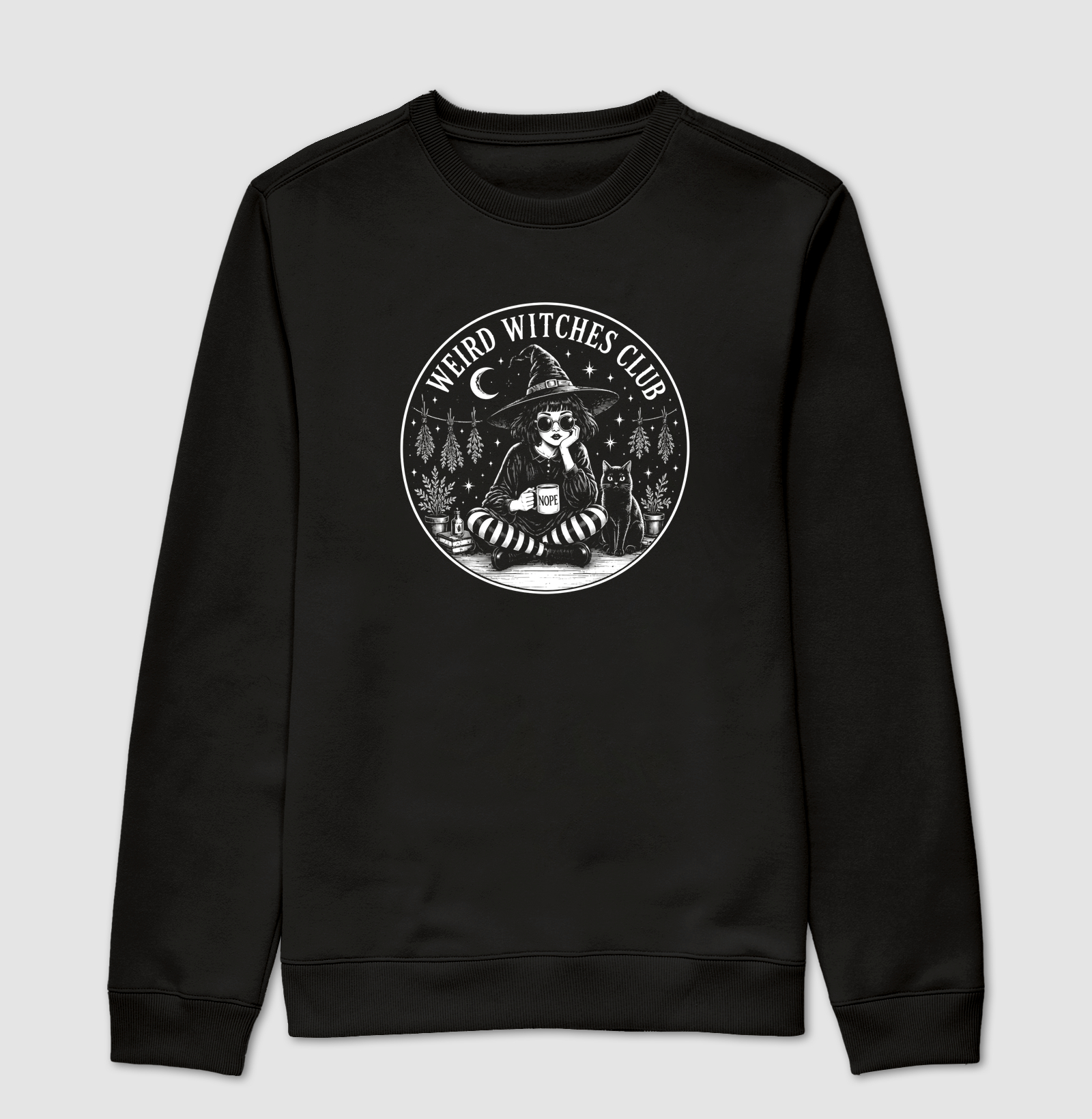 Weird Witches Club - Suéter Moletom