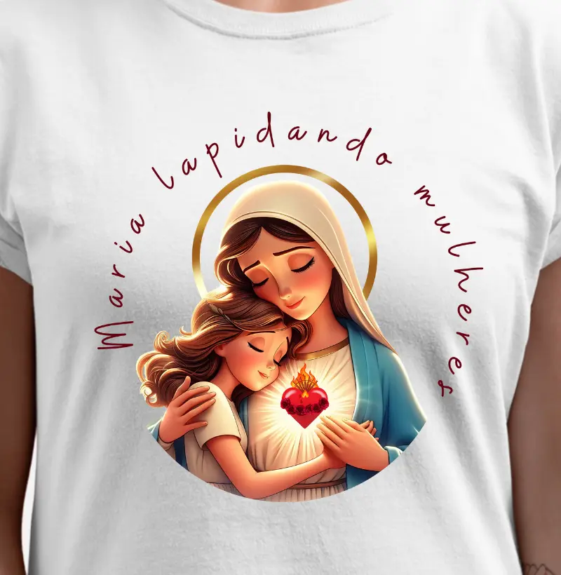 Maria Imaculada lapidando mulheres