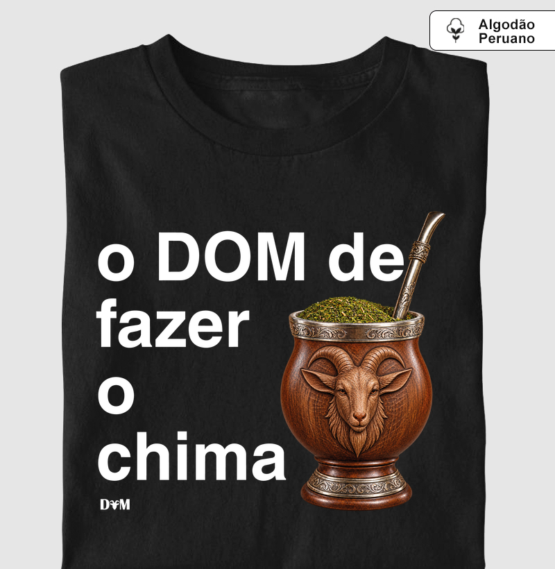 Camiseta Peruano Dom do Chima (masculina e feminina) - Camiseta Algodão Peruano