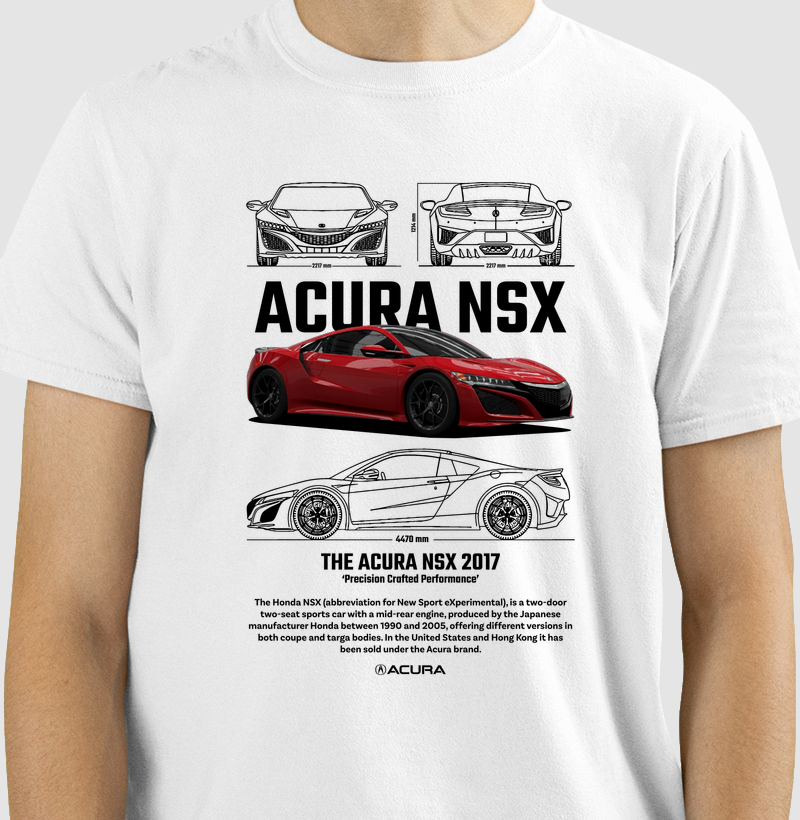Camiseta Acura NSX