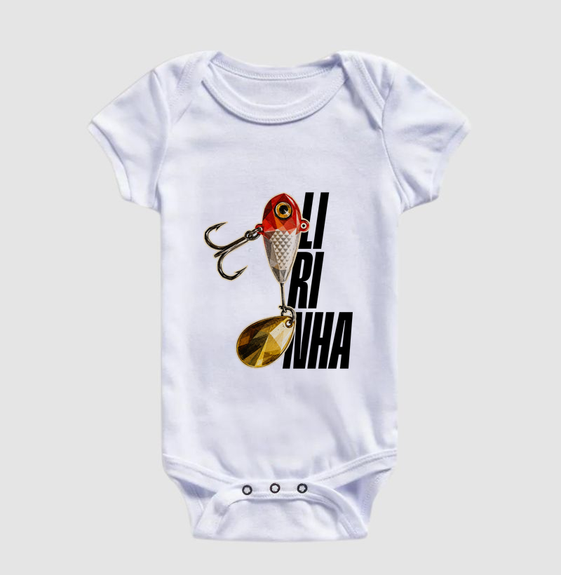 👑 A Rainha da Pescaria! - Body Infantil
