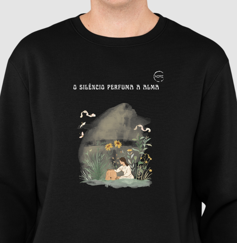 Moletom KIRI - O silêncio perfuma a alma