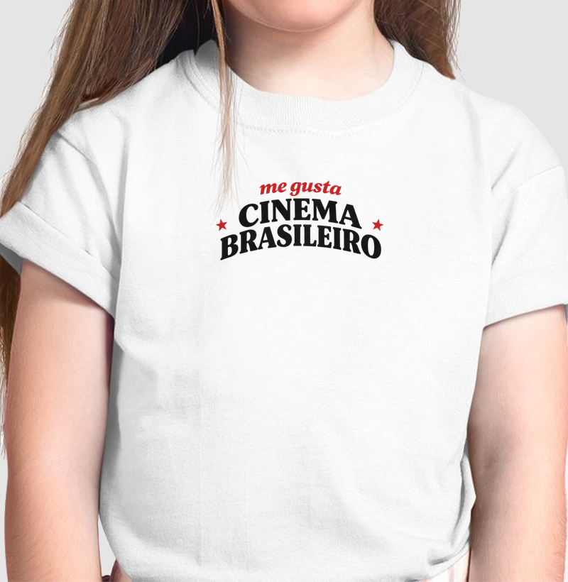 me gusta cinema brasileiro - Camiseta Infantil
