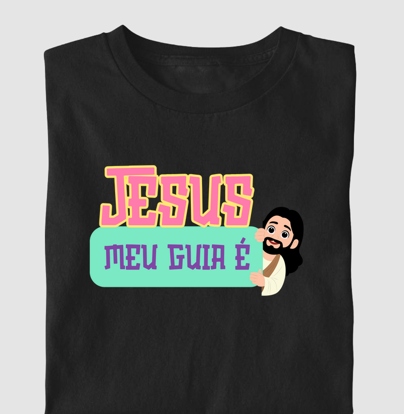 JESUS MEU GUIA É (EM ROSA)