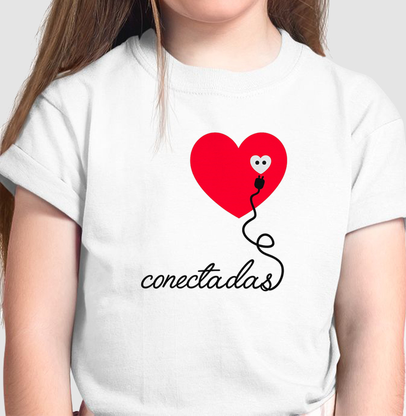 Camiseta Infantil Conectadas