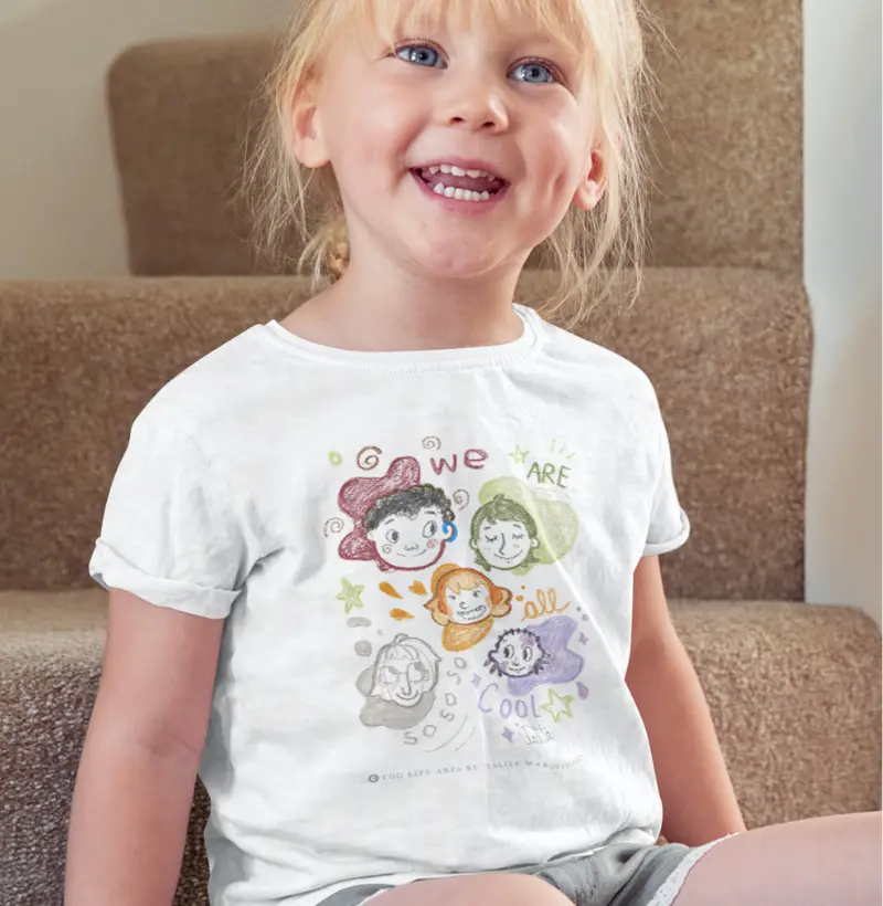 Camiseta Infantil We are so cool by Talita Marquezinho