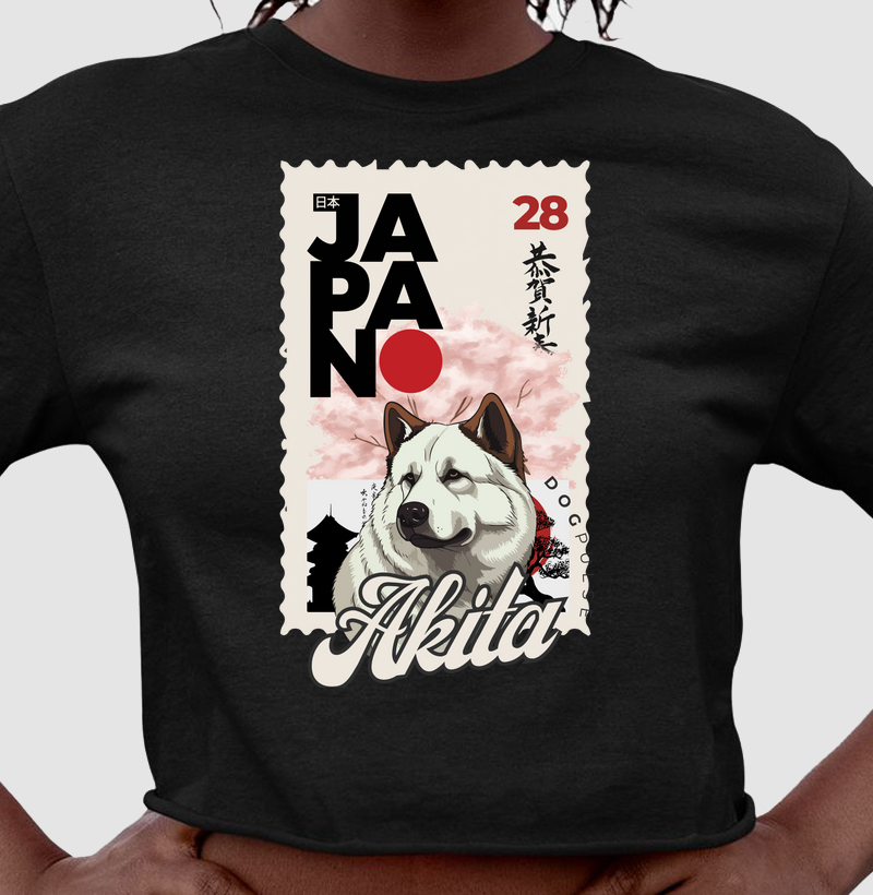 Cropped Nihon Akita Dog Pulse