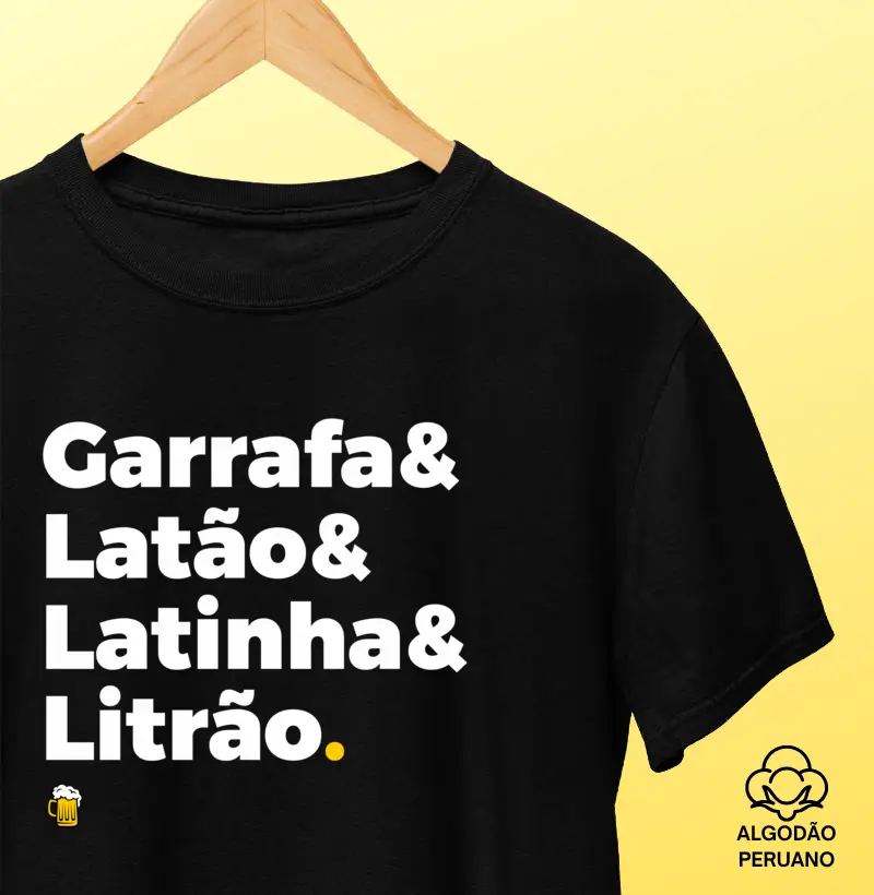 Garrafa Latão Latinha Litrão
