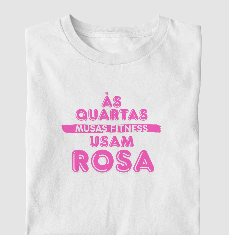Às Quartas Musas Fitness Usam Rosa