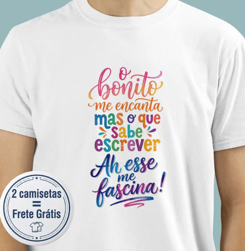 Camiseta Premium Português/Literatura