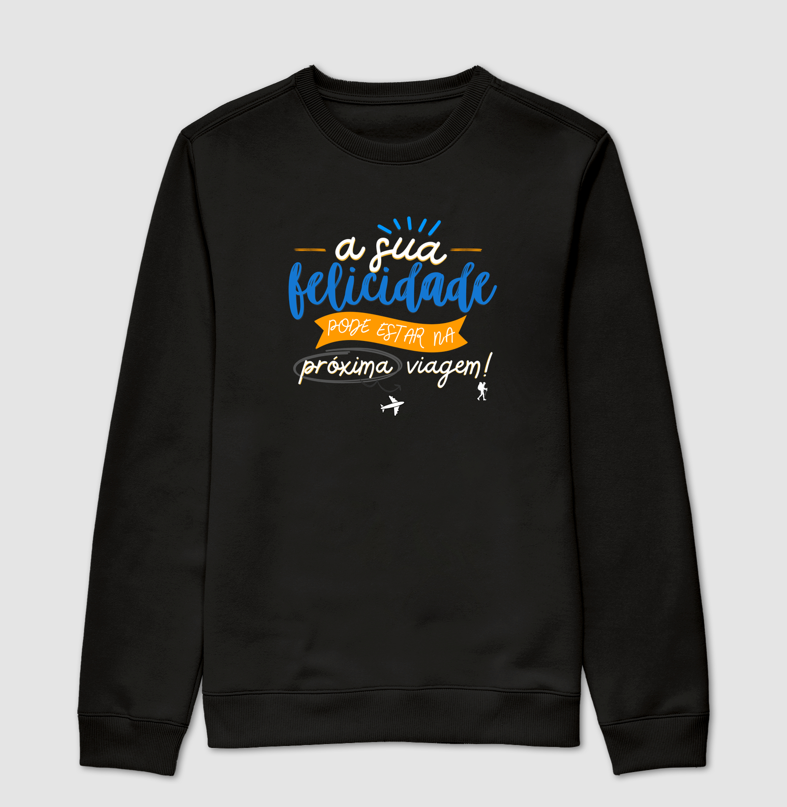 Camiseta - A Sua Felicidade Pode Estar na Próxima Viagem
