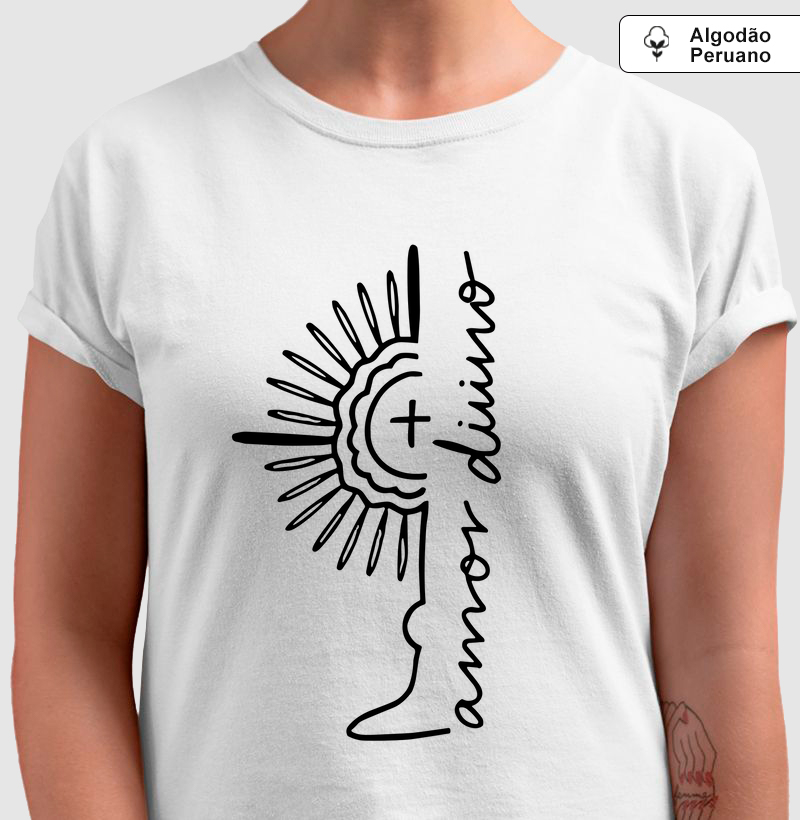 Eucaristia Amor Divino - Algodão Peruano