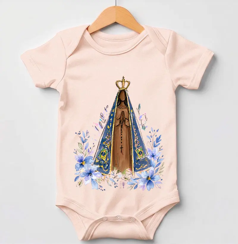 Aparecida arte desenhada - Body Infantil