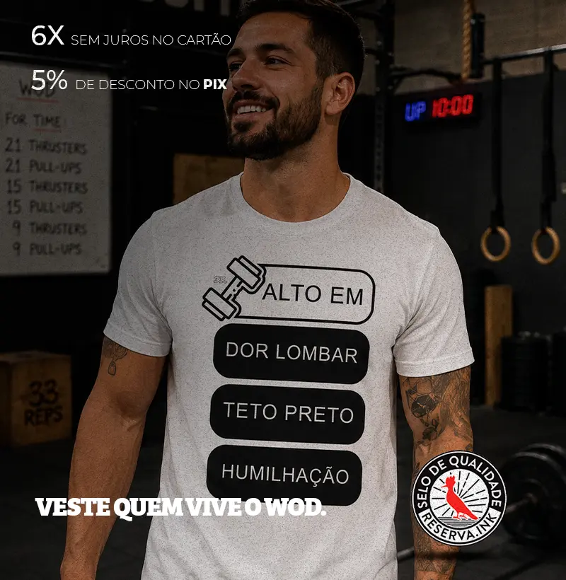 AVISO: ALTO EM DOR LOMBAR TETO PRETO HUMILHAÇÃO
